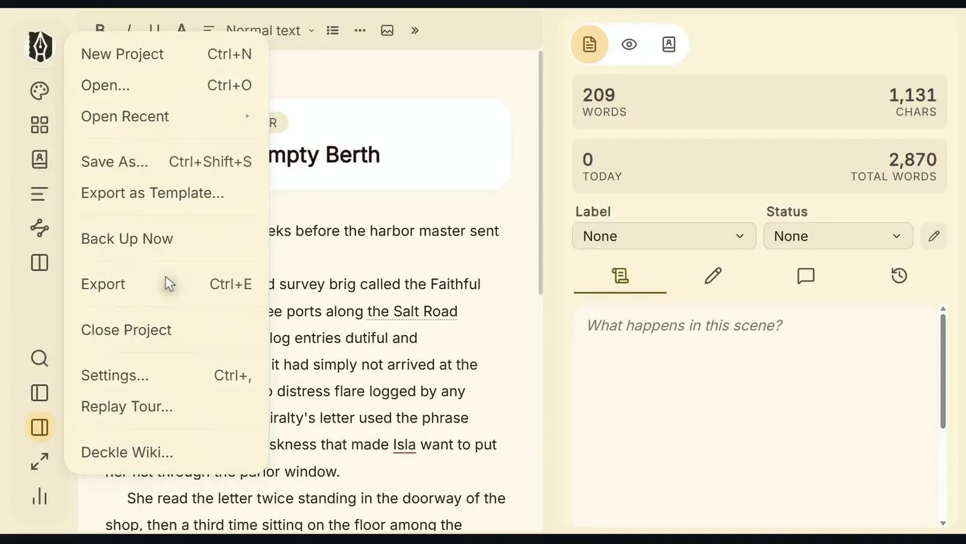 The first three chapters exported for a submission